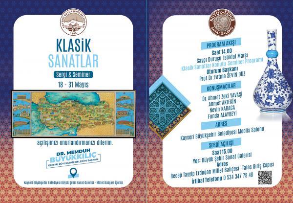 18-31 MAYIS 2024  KAYSERİ SERGİ VE SEMİNER