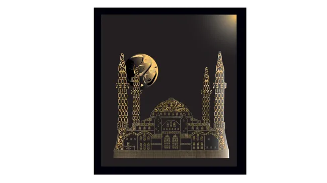 Siyah Cami Levha (1)
