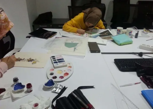 BİLİMSEL BİTKİ RESSAMLIĞI EĞİTİM FOTOĞRAFLARI