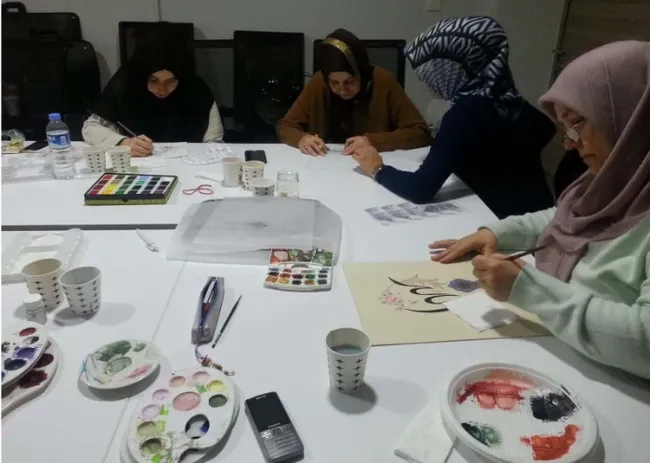 BİLİMSEL BİTKİ RESSAMLIĞI EĞİTİM FOTOĞRAFLARI