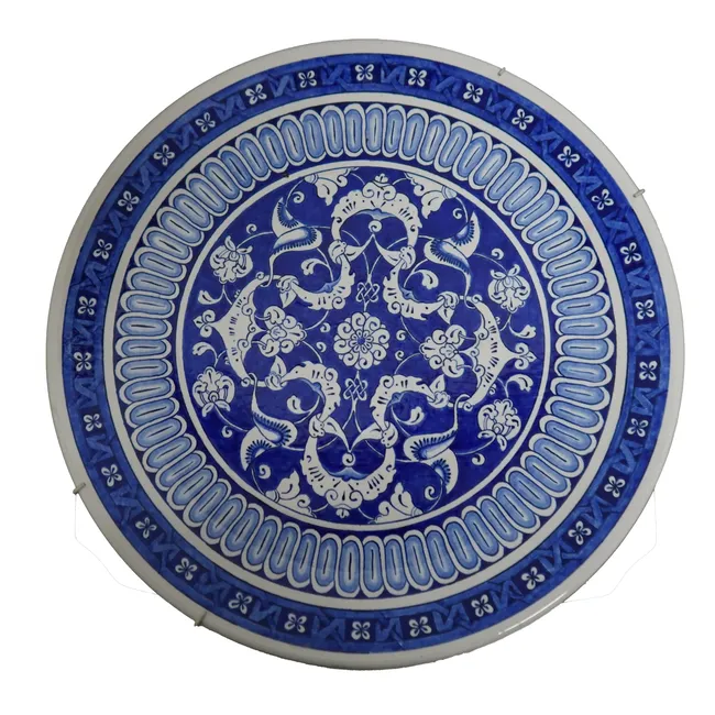 Mavi Çini Tabak (0568)