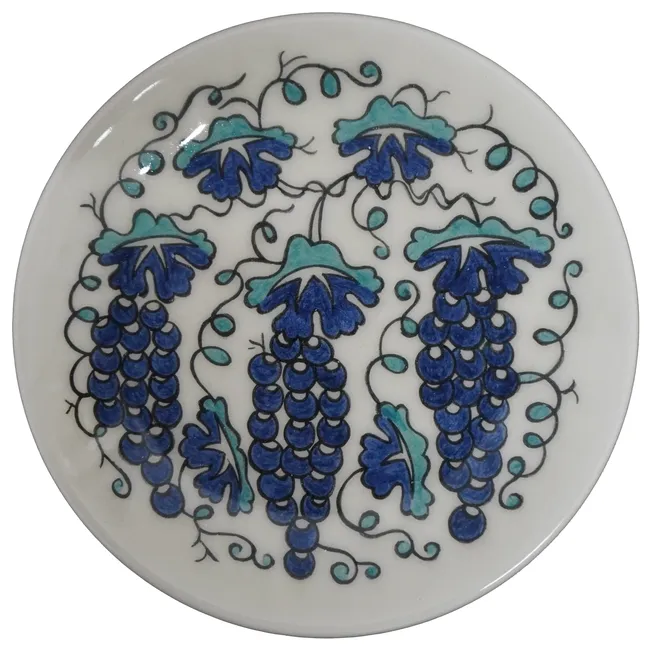 Üzümlü Çini Tabak (0519)